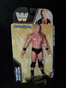 STEVE AUSTIN 5.5" Legends Bendable WWE Wrestling Figure Retro Bendy / Series 1 - Picture 1 of 2