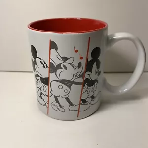 Disney 90 Years of Mickey Mouse Ceramic Coffee Mug - Black White Red - Picture 1 of 9