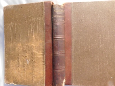 New School Algebra by G. A. Wentworth 1901 HC Antique Book - Image 1 of 4
