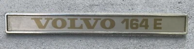 8英寸老式1973年沃尔沃164 E徽章名牌徽章 — 第 1/4 张图片