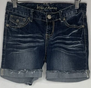 Ariya Women’s Jean Shorts 3/4 - Picture 1 of 5