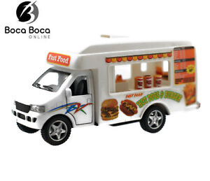 Fast Food Truck Kinsfun Kinsmart 5" Diecast 