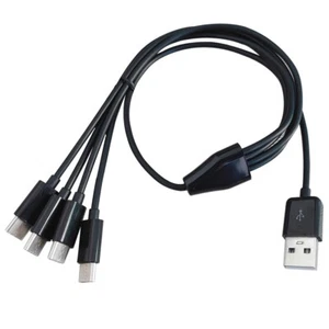 6ft/2M USB 2.0 A Multi Micro USB Charging Cable 4 in 1 USB Male Male to 4 Micro - Picture 1 of 5