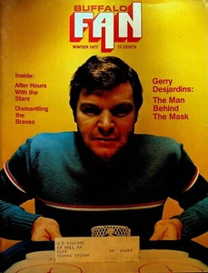 Buffalo Fan Magazine Winter 1977 Gerry Desjardins Buffalo Braves Sabres - Picture 1 of 2