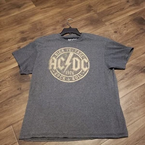 AC/DC grauer Pullover T-Shirt Herren Gr. L - Bild 1 von 4
