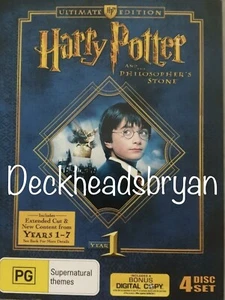 HARRY POTTER AND THE PHILOSOPHER'S STONE (ULTIMATE EDITION) New & Sealed Dvd R4 - Picture 1 of 4