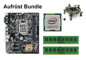Paquete ASUS H110M-A + CPU Intel Core i3 i5 i7 + 8 gb a 16 GB RAM a elegir - Imagen 1 de 15
