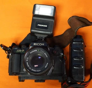 Ricoh XR-P Multi Program Film Camera & 50MM Lens Untested "Flash Broken" - Picture 1 of 7