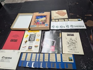 Quest For Glory II Trial By Fire Sierra 3.5 5.25 Floppy Big Box MS-DOS CON MAPAS - Imagen 1 de 22