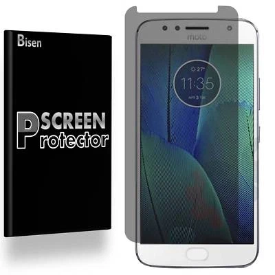2-PACK [BISEN] Privacy Anti-Spy Screen Protector Cover Armor For Motorola Moto Z - Image 1 of 3