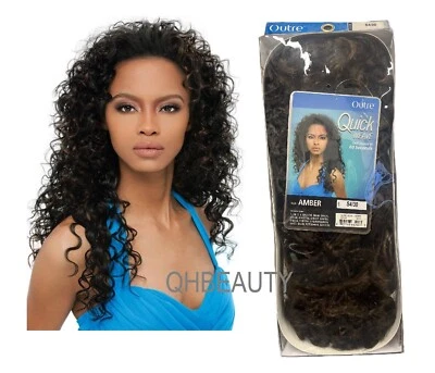 AMBER - OUTRE QUICK WEAVE SYNTHETIC HAIR HALF WIG - Image 1 of 4