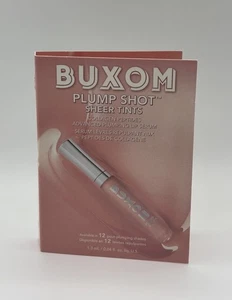 NEU BUXOM Plump Shot Sheer Tints Plumping Lip Serum Travl MINI SOFT BLUSH 1,3ml - Bild 1 von 6