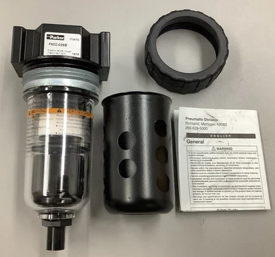 Parker F602-026B 1/4NPT 150PSI Pneumatic Filter Assembly (B669) - Image 1 of 4