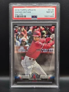 PSA8 Shohei Ohtani Rookie Card 2018 Topps RC - Bild 1 von 2
