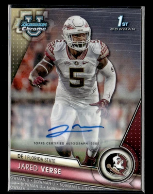 Jared Verse 2023 Bowman Chrome U Auto - Image 1 of 2