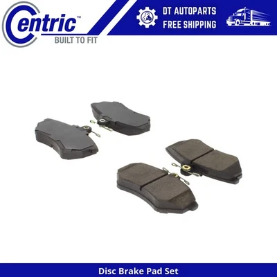 Para Audi 4000 Quattro 1984-1987 | Pastillas de freno de disco delanteras céntricas | Semimetálicas Foto 1 de 4