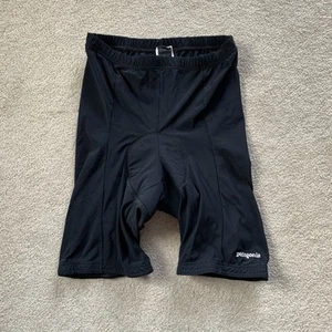 Pantalones Cortos de Ciclismo Acolchados Ajustados Negros PATAGONIA De Colección Para Hombre Talla L Hechos en Italia - Imagen 1 de 9