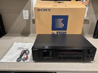Nuevo de Lote Antiguo Sony TC-K690 3 Cabezales Cassette Deck Cosméticamente Como Nuevo! Necesita cinturones Foto 1 de 4