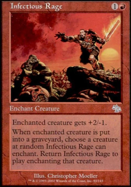 Infectious Rage - Light Play MTG Judgment - Image 1 of 1