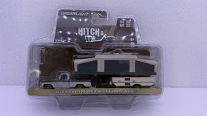 GreenLight Hitch & Tow 1970 Ford F-150 and Pop-Up Camper Trailer Series 10 - Picture 1 of 4