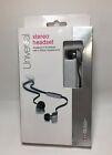 T-Mobile Stereo Headset, Tangle Free Cord - Flat Cable Headphones  Gray