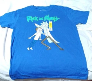 Rick and Morty Tshirt Cartoon Adult Swim Size Large 42/44 - Picture 1 of 7