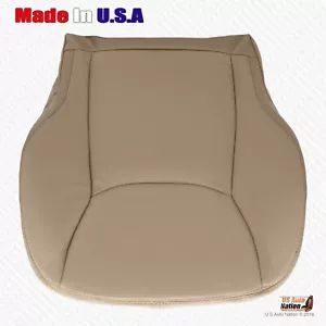 For 2000 - 2002 Mercedes Benz S Class Model Driver Bottom Leather Seat Cover Tan - Picture 1 of 10
