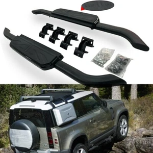 Running Board Nerf Bar Side Step Fits for Land Rover Defender 90 2Door 2020-2023 - Foto 1 di 9