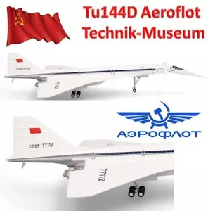 Tupolev Tu144D Aeroflot Technik-Museum CCCP-77112 Herpa 1/200 556323-001 - Picture 1 of 9