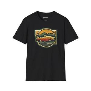 Pegasus Montana Brown Trout T-Shirt - Picture 1 of 19