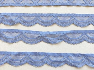 3 Yards Stretch Gray Lace Trim for DIY Sewing/Crafts/Lingerie/1" Wide - Picture 1 of 17