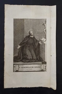 Incis. Vite De' Santi 1819: S. Camillo De Lellis 18. luglio - Picture 1 of 8