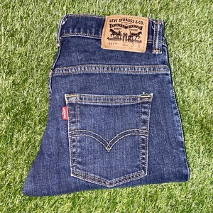 Levi’s 511 Slim Jeans Boys Youth Blue Black Straight Size 14 Reg #002 27x27 (N) - Picture 1 of 4