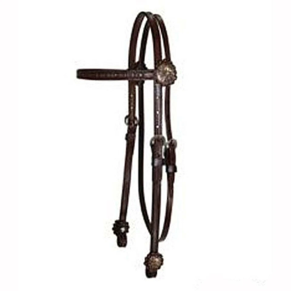 0125-6701 Circle Y Antique Copper 5/8 Inch Browband Headstall - Walnut NEW - Image 1 of 1