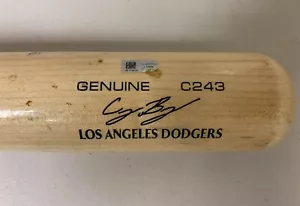 ๐ 2019 CODY BELLINGER MVP YEAR Uncracked Bat MLB COA Dodgers - Picture 1 of 9