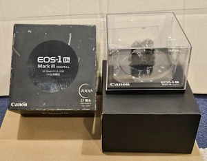 1.5" Miniature Canon EOS-1 DS Mark III Camera Collectible EF 50mm f1.2L USM Lens - Picture 1 of 20