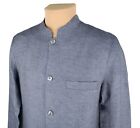 Sirplus Mens Blue Linen Blazer Jacket Size Uk/Us 40 (M)