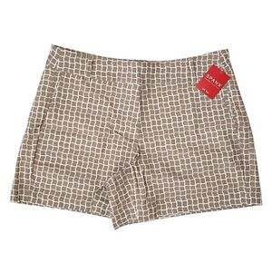 Spanx Sunshine Shorts 4” Pull-On Women Medium Bespoke Check Fawn Knit NWT 🌞