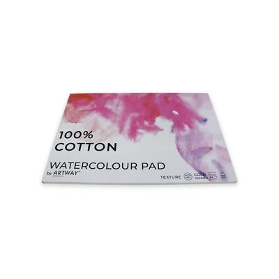 Bloc aquarelle A4 pressé à froid - 300 g/m² - 100% coton - 12 feuilles blanc - Photo 1/4