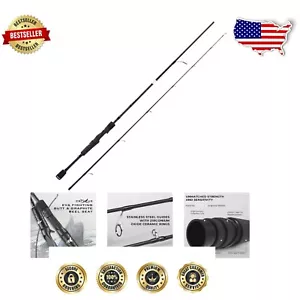Crixus 2-Piece Fishing Rod - Versatile IM6 Graphite for Freshwater & Saltwater - Picture 1 of 10