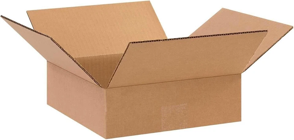 25 10x10x3 Corrugated Boxes Shipping Packing Moving Cardboard Cartons - Image 1 of 1
