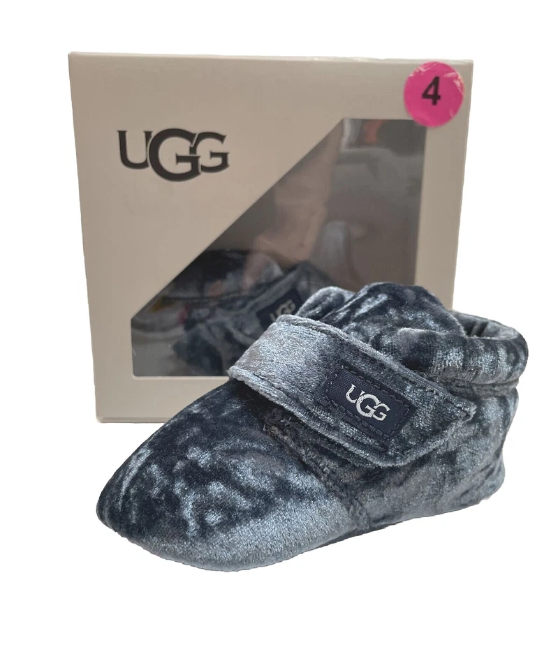 Botines de terciopelo UGG Bixbee en rosa, rojo o azul; tallas 0-6M, 6-12M, 12-18M CAJA NUEVA Foto 1 de 2