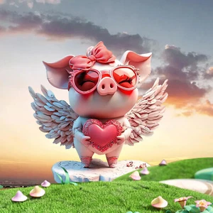 Packet Organizer Valentine's Day Angel Outdoor Garden Acrylic Inserted And Wear - Zdjęcie 1 z 9