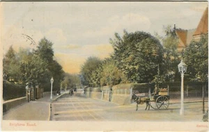 BRIGHTON ROAD, SUTTON - Early Surrey Postcard S & W Series - Picture 1 of 2