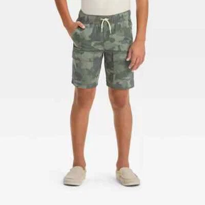 Boys' Relaxed 'At the Knee' Pull-On Cargo Shorts - Cat & Jack - Picture 1 of 4