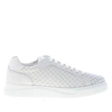 VOILE BLANCHE women shoes White woven pattern napa leather Lipari sneaker