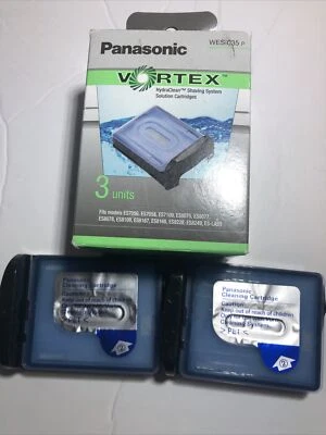2 Panasonic WES035P Replacement Vortex HydraClean Solution Cartridges  - Изображение 1 из 3