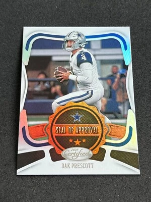 2020 Panini Certified Football Dak Prescott Seal Of Approval #SA-DP - Cowboys - Image 1 of 2