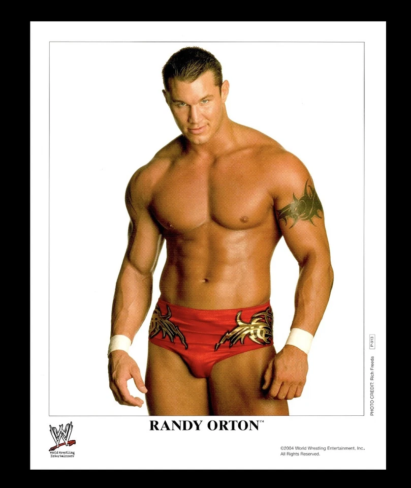 WWE РЭНДИ ОРТОН P-913 ОФИЦИАЛЬНЫЙ ЛИЦЕНЗИРОВАННЫЙ 8 X 10 ОРИГИНАЛЬНЫЙ ПРОМО ФОТО ОЧЕНЬ РЕДКАЯ RKO - Изображение 1 из 1