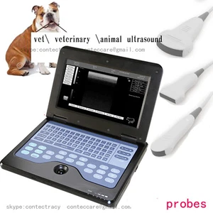 CONTEC CMS600P2 Vet Ultrasould Laptop Scanner Machine Cat,Dog,horse,vet Probe,CE - Picture 1 of 19